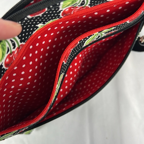 Handmade Cherry Crossbody Bag - Picture 5 of 12